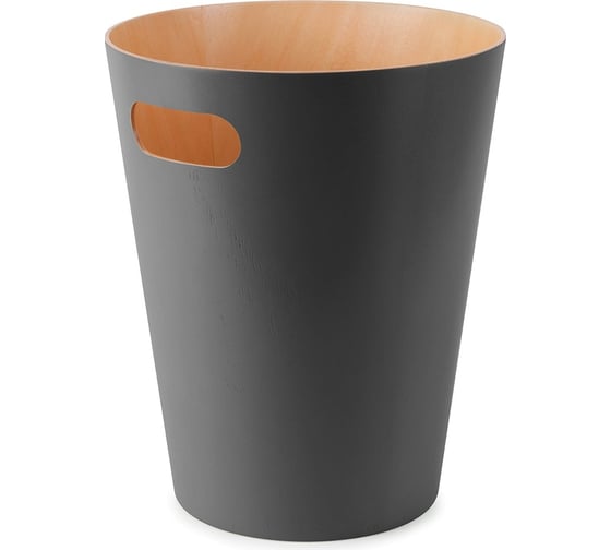 Корзина для мусора Umbra Woodrow 7.5 л, серая 082780-618