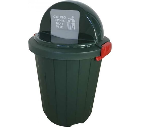 Круглый бак с крышкой-клавишей Garden Story 105 л 5190-МТ005 1