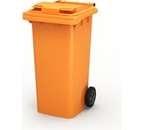 Передвижной мусорный контейнер Ай-Пласт 120 л 27.C29.S40.2 (20.805.30.PE; 21.054.30.PE)