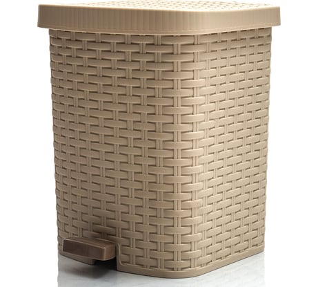 Педальный контейнер для мусора ПОЛИМЕРБЫТ со вкладышем, 12 л 434880000