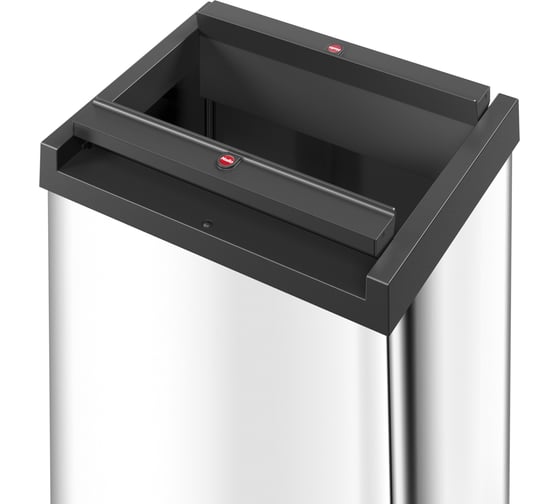 Мусорный контейнер Hailo Big-Box Swing L, 35 л, нержавеющая сталь, хром 0840-111