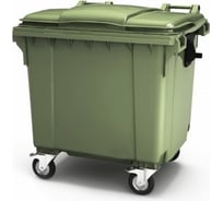 Мусорный контейнер Дигрус 1100 л, в разобранном виде, зеленый 29.С19р-З/Д