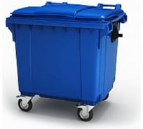 Мусорный контейнер Дигрус 1100 л, в разобранном виде, синий 29.С19р-С/Д