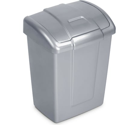 Контейнер для мусора Martika Форте 9 л, серебристый С340СРБ