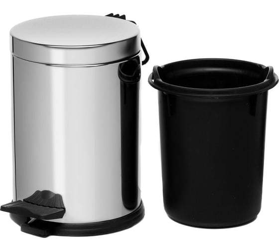 Ведро для мусора NAVAKO andromeda 3l mini chrome 11001