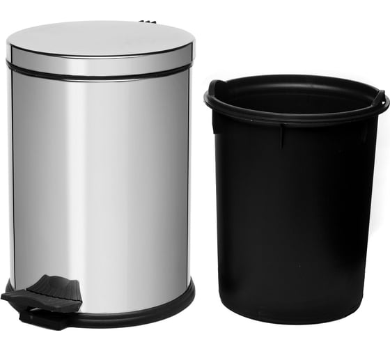 Ведро для мусора NAVAKO andromeda 12l chrome 11005