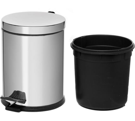 Ведро для мусора NAVAKO antila soft close 5l chrome 11007