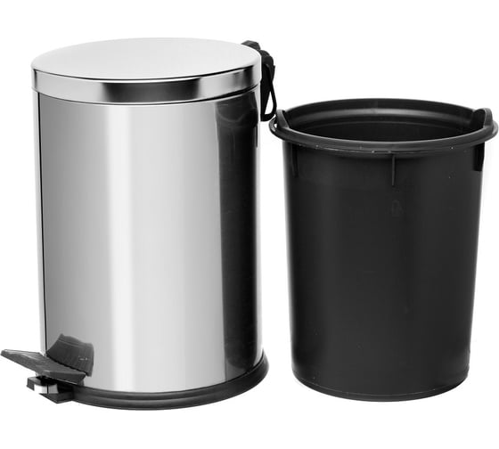 Ведро для мусора NAVAKO antila soft close 12l chrome 11009