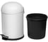 Ведро для мусора NAVAKO aquarius 5l white 11020 3