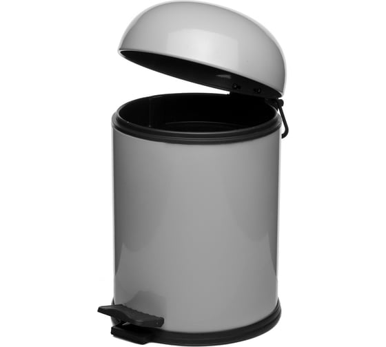 Ведро для мусора NAVAKO aquarius 5l grey 11021