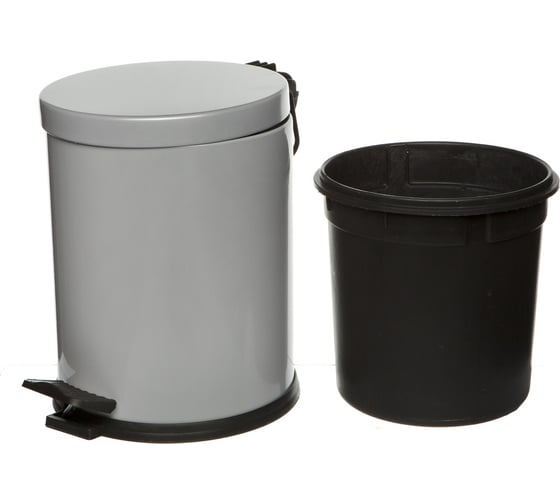 Ведро для мусора NAVAKO aquila 5l grey 11029