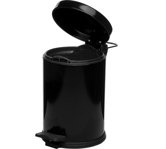 Ведро для мусора NAVAKO aquila 3l mini black 11022