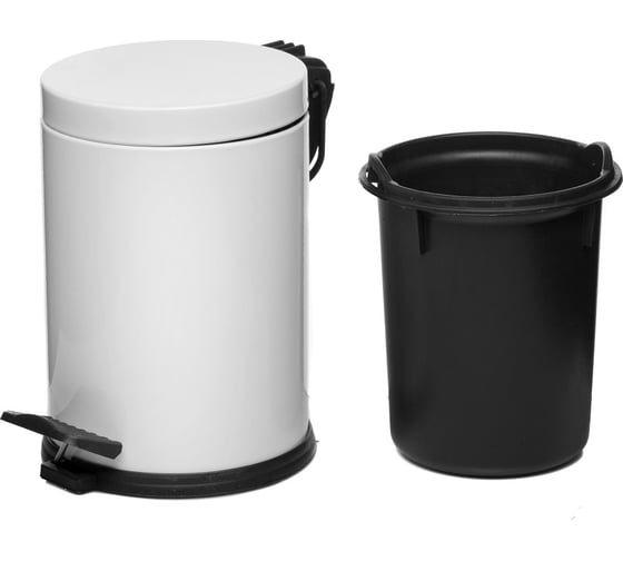 Ведро для мусора NAVAKO aquila 3l mini white 11023