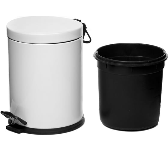 Ведро для мусора NAVAKO aquila 5l white 11027