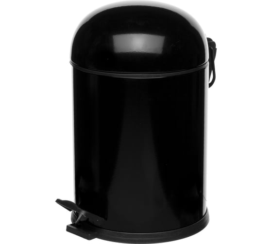 Ведро для мусора NAVAKO aquarius 5l black 11019 1