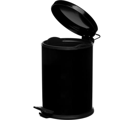 Ведро для мусора NAVAKO aquila 12l black 11030