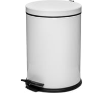 Ведро для мусора NAVAKO aquila 12l white 11031