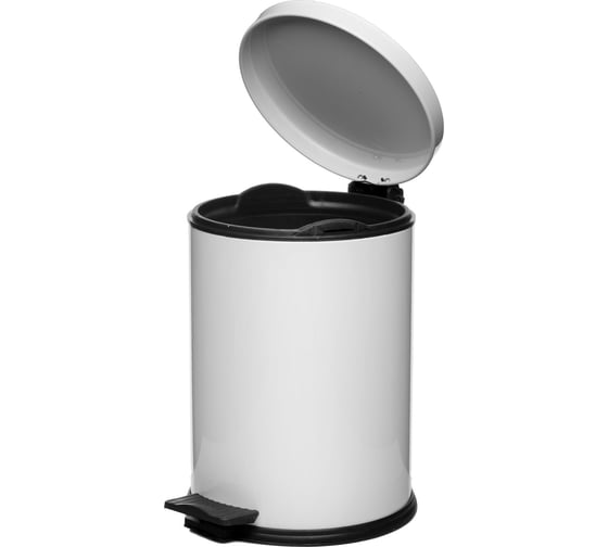 Ведро для мусора NAVAKO aquila 12l white 11031