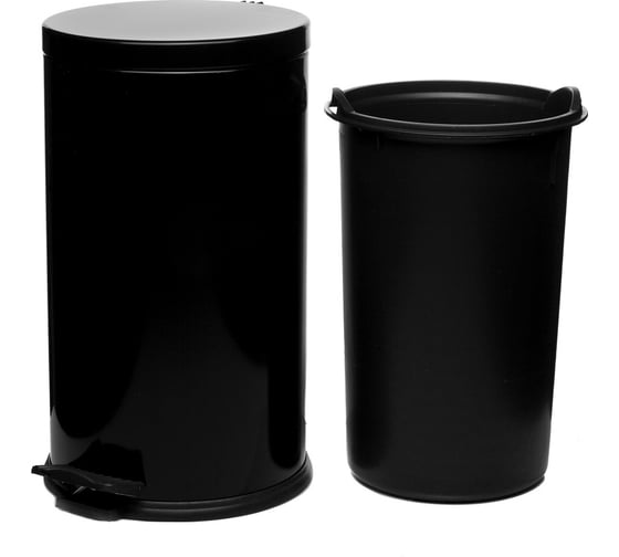 Ведро для мусора NAVAKO aquila 16l black 11033