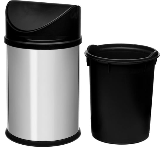 Ведро для мусора NAVAKO auriga 12l chrome 11038