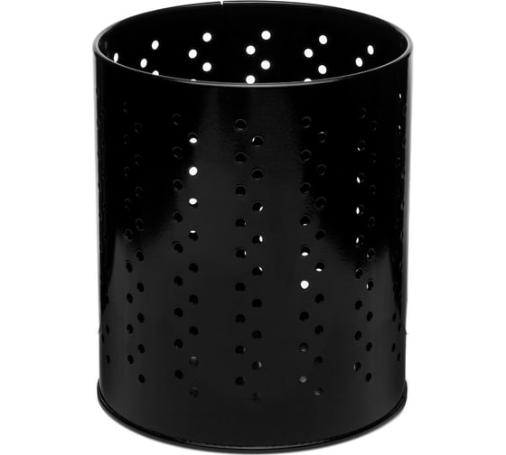 Ведро для мусора NAVAKO blazar perforated black 11045 1