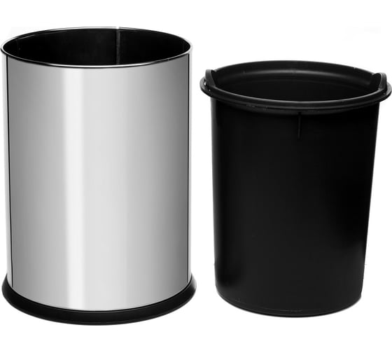 Ведро для мусора NAVAKO cetus 12l chrome 11052