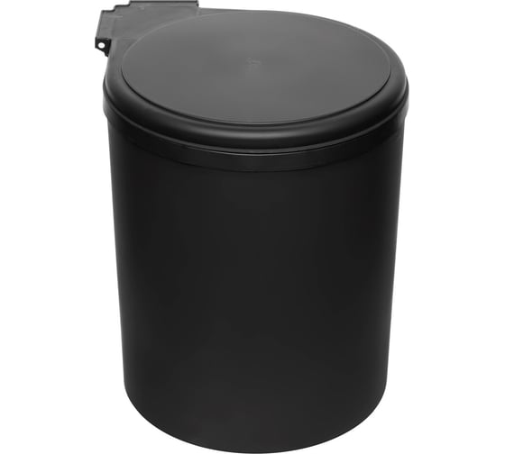Ведро для мусора NAVAKO delta 350/13 full black 10267