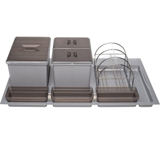 Система сортировки NAVAKO omega duet 900/24/3 metallic grey 10312 1