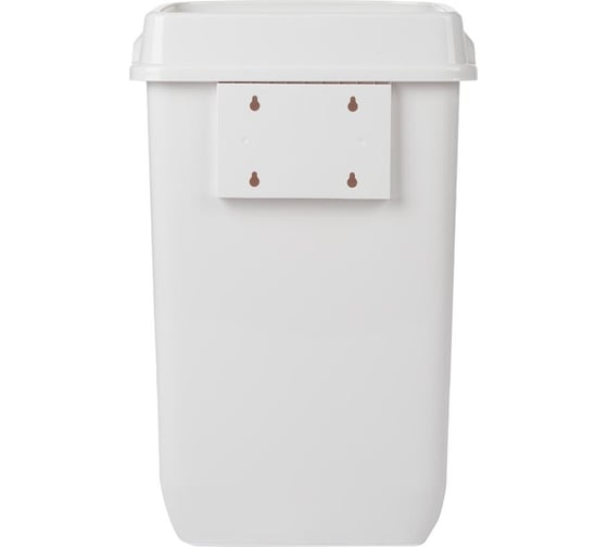 Ведро для мусора Luscan Prof etalon 12 л, пластик, 32.8x19.5x51.8 см 1569740