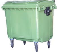 Мусорный контейнер Тара.ру п/э, 660 л., зелёный 21714