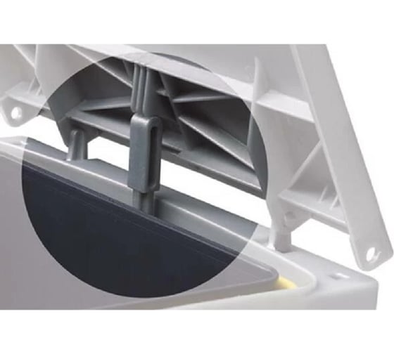Система сортировки мусора ALVEUS Albio 10 1x16л, серый пластик/нержавеющая сталь 227980