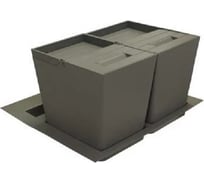 Система сортировки мусора ALVEUS Albio 45 2x16л, серый пластик 227977