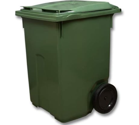 Мусорный контейнер (360 литров, с крышкой, колесо 200 мм) Пластик Система 36.C20G