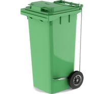 Мусорный контейнер (240 литров с крышкой и педальным приводом) Пластик Система 24.C21