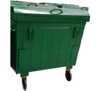 Металлический контейнер Дигрус 1.1 м3, зеленый К-32-З/Д