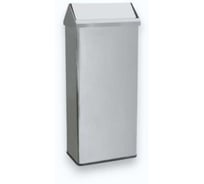 Прямоугольное ведро из нержавеющей стали с крышкой Nofer 40 л 14075.40.B