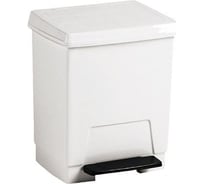Пластиковый контейнер для мусора Nofer белый 23 л .W 14026