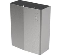 Контейнер для мусора NOFER настенный, из нержавеющей стали, матовый 23 л EVO 14077.EVO.S