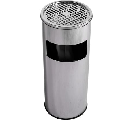 Урна с пепельницей G-teq, 27л, 240х600мм, нержавеющая сталь 55.11