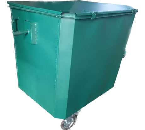 Металлический контейнер Дигрус 0,8 м3 зеленый К-05-З/Д