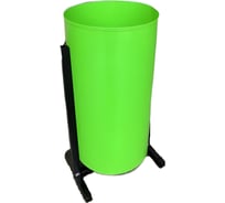 Металлическая урна KlestO круглая, ярко-зеленая 1292572