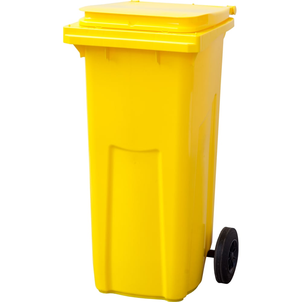 Мусорный контейнер ТАРА 120л, желтый 07308 - выгодная цена, отзывы .