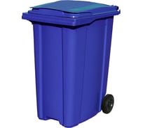 Мусорный контейнер на колёсах ESE 360 л, синий 05126