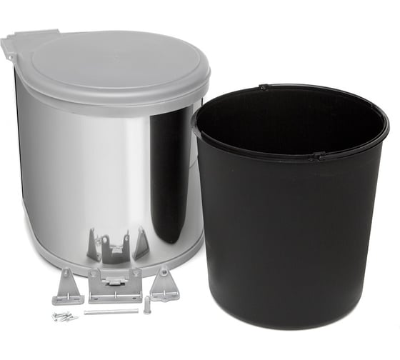 Ведро для мусора Navako Delta 350/11 Black 10002