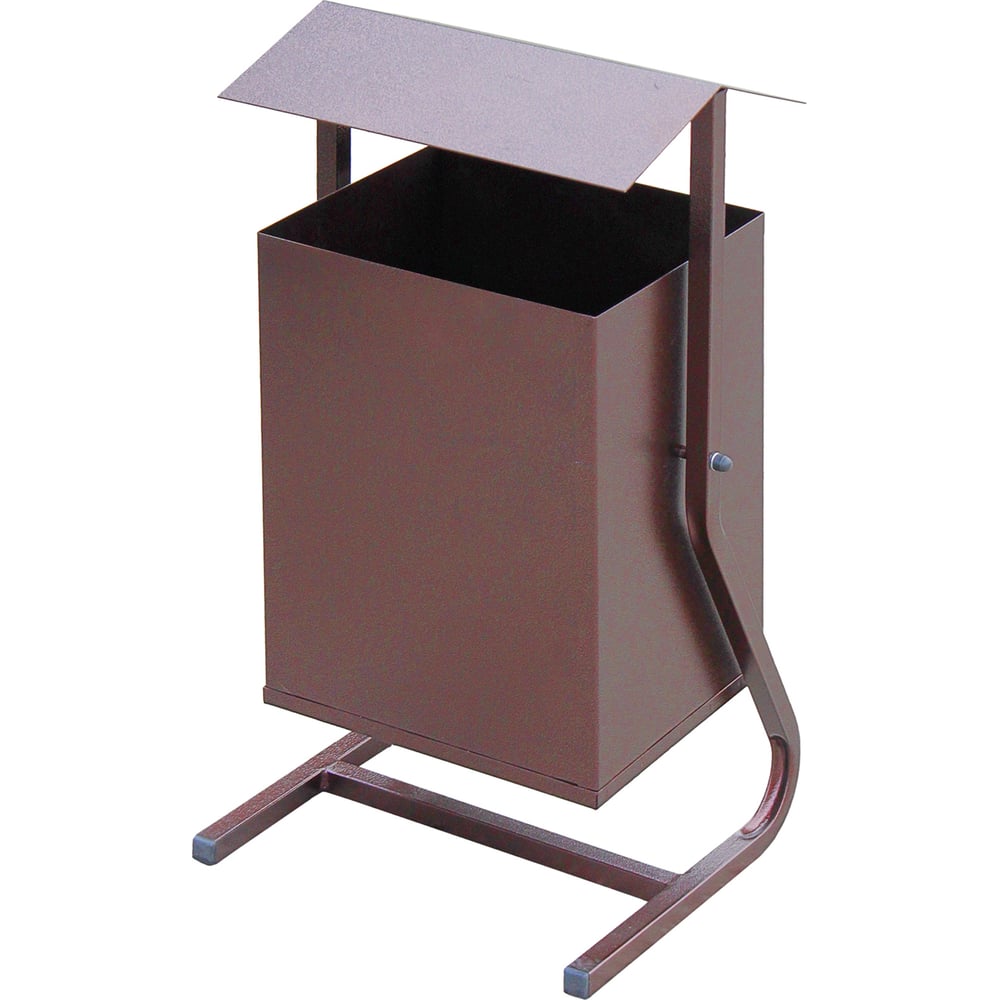 Квадратная металлическая урна с крышей 25 л KA5856 - выгодная цена ...