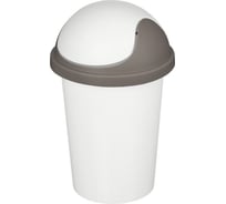 Контейнер для мусора "Rambai" круглый 10л (светло-серый) Idiland 221303621/03