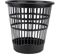 Корзина для бумаг ОНЕСТ 8.5 л, черный КБ8-05 Чер