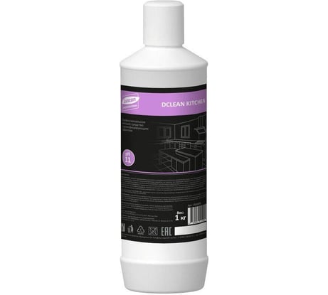 Профхим для кухни Luscan Professional dclean kitchen дезинфицирующий, с моющим эффектом, 1 кг 1850878