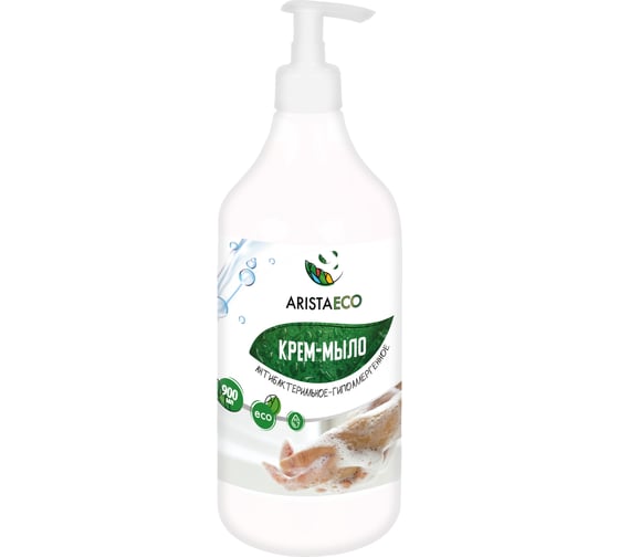 Крем-мыло жидкое AristaECO в ассортименте ПЭТ 0.9 л 4673741096135