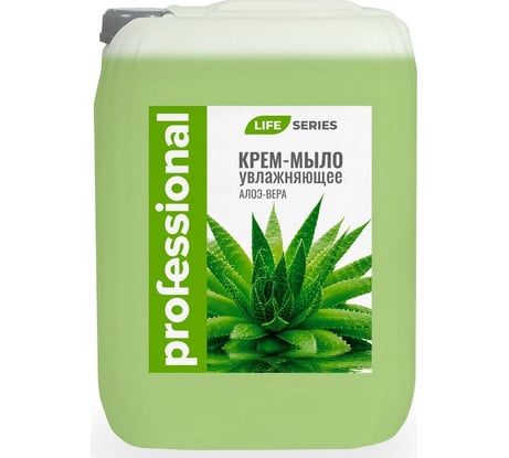 Крем-мыло PROFESSIONAL Алоэ Вера, 5л канистра, ТМ 32054
